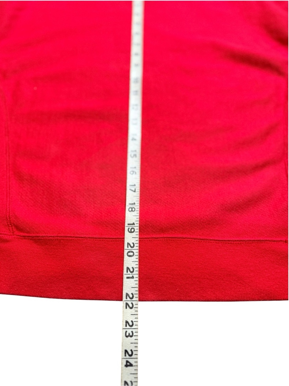 Champion Reverse Weave Red Crewneck Sweatshirt Medium Classic Logo - Picture 6 of 8